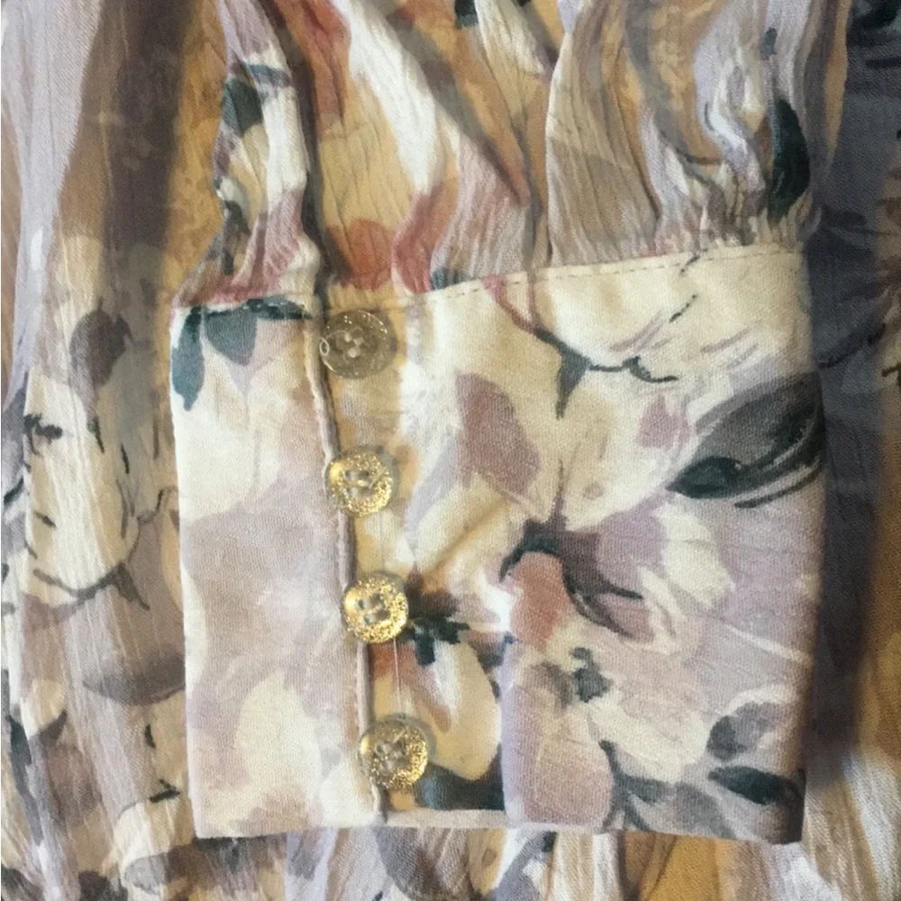 NWT American Rag Peasant Mini Dress size Large - Picture 7 of 9